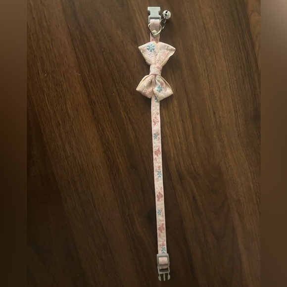 Floral Bow Cat Collar - Picture 2 of 4